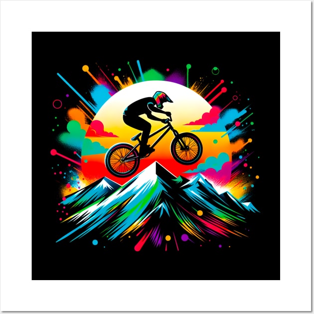 BMX freestyle  BIKE LOVER T-Shirt Wall Art by T-shirt US